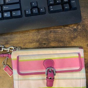 Coach Signature Coin Purse Wristlet